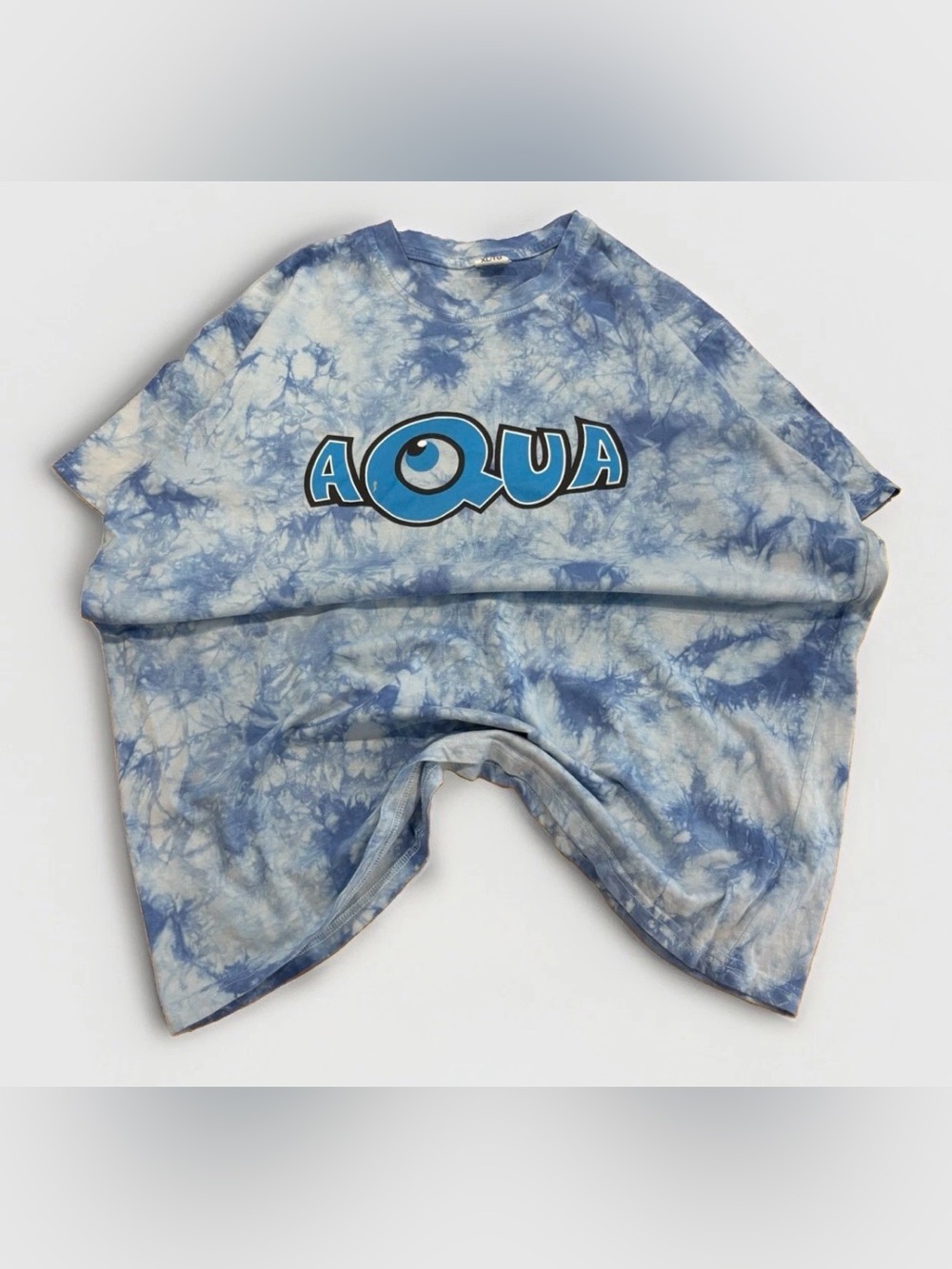 Vintage Aqua Band T-Shirt 90s Tie Dye Barbie Girl Tee Blue XL Rare Eurodance